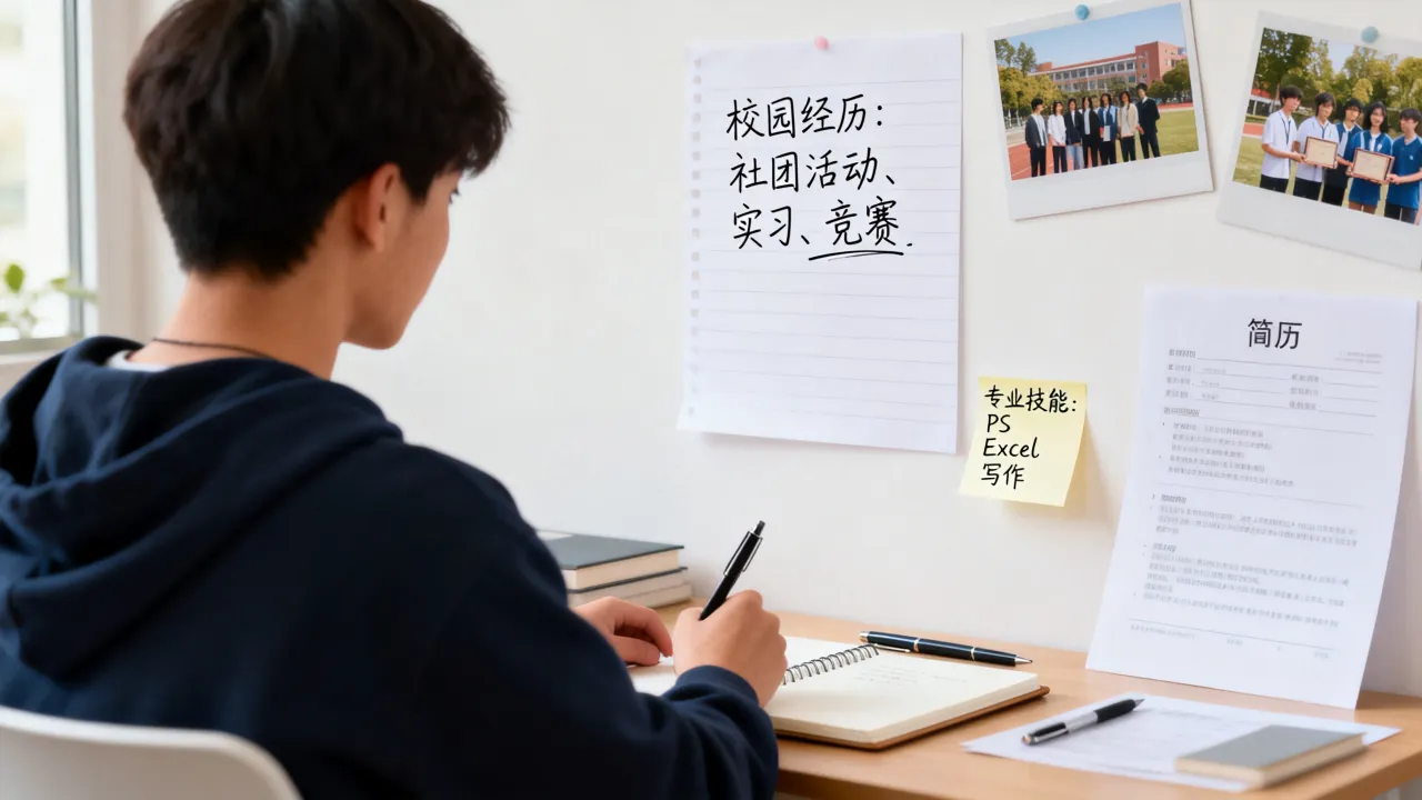 大学生在校简历怎么写好,校园经历范文