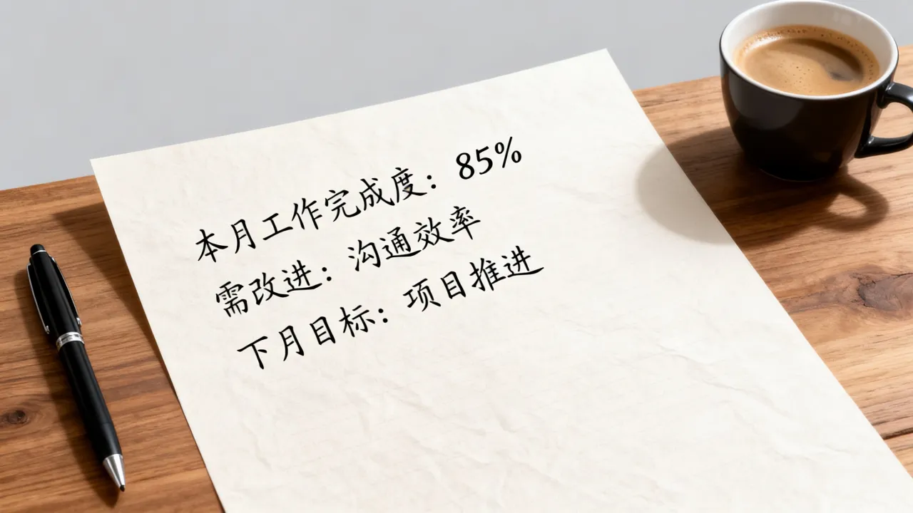 本月自我评价怎么写-图2 本月自我评价怎么写-图2