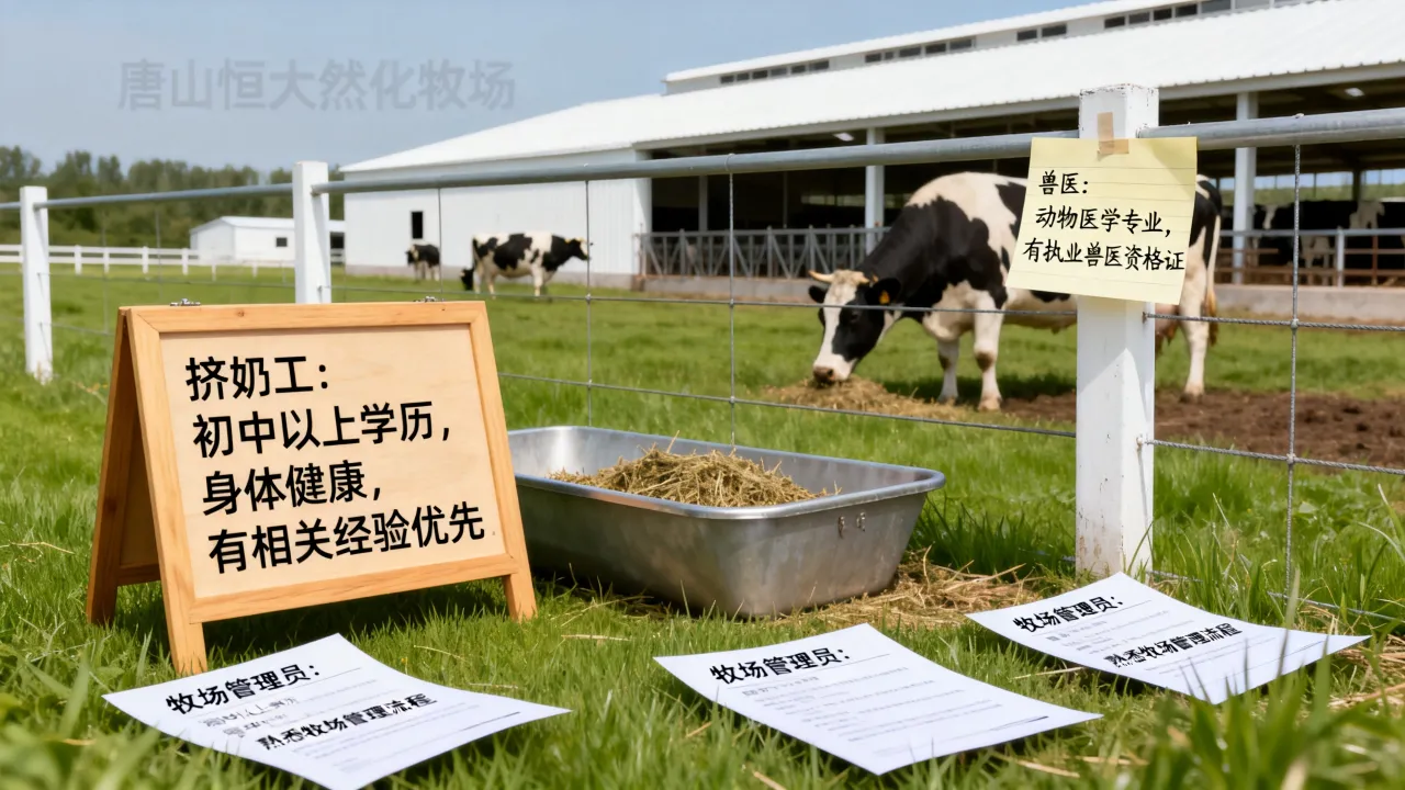 唐山恒天然牧场招聘有哪些岗位,唐山恒天然牧场招聘条件是什么