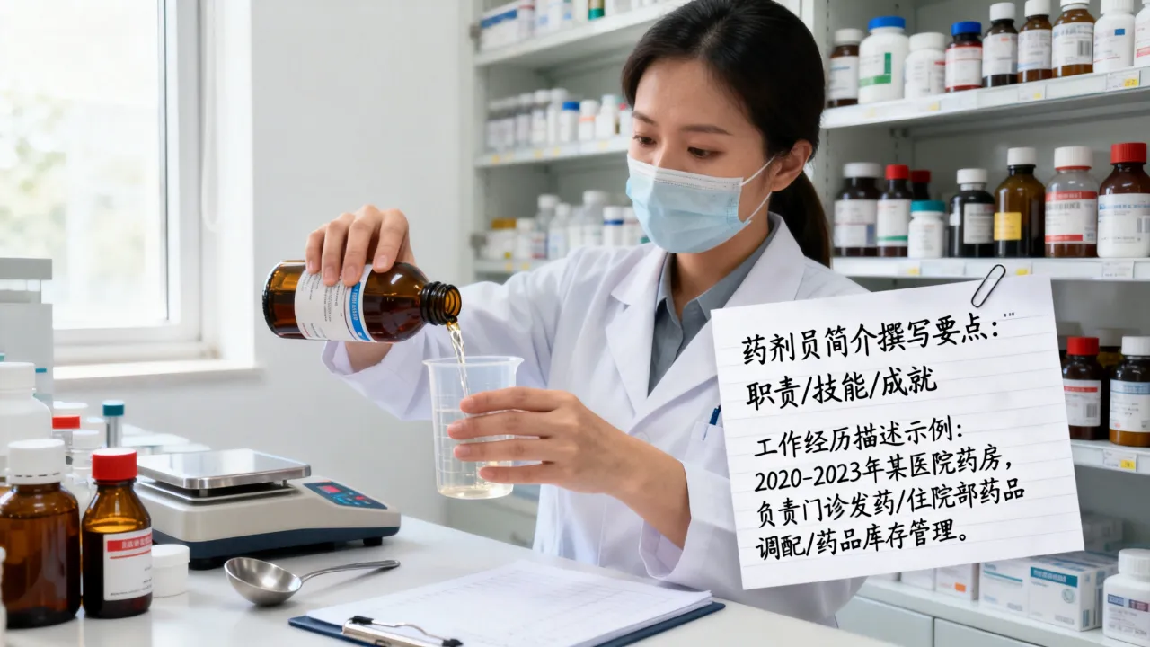 药剂员简介怎么写,药剂师个人工作经历如何描述?-图3 药剂员简介怎么写,药剂师个人工作经历如何描述?-图3