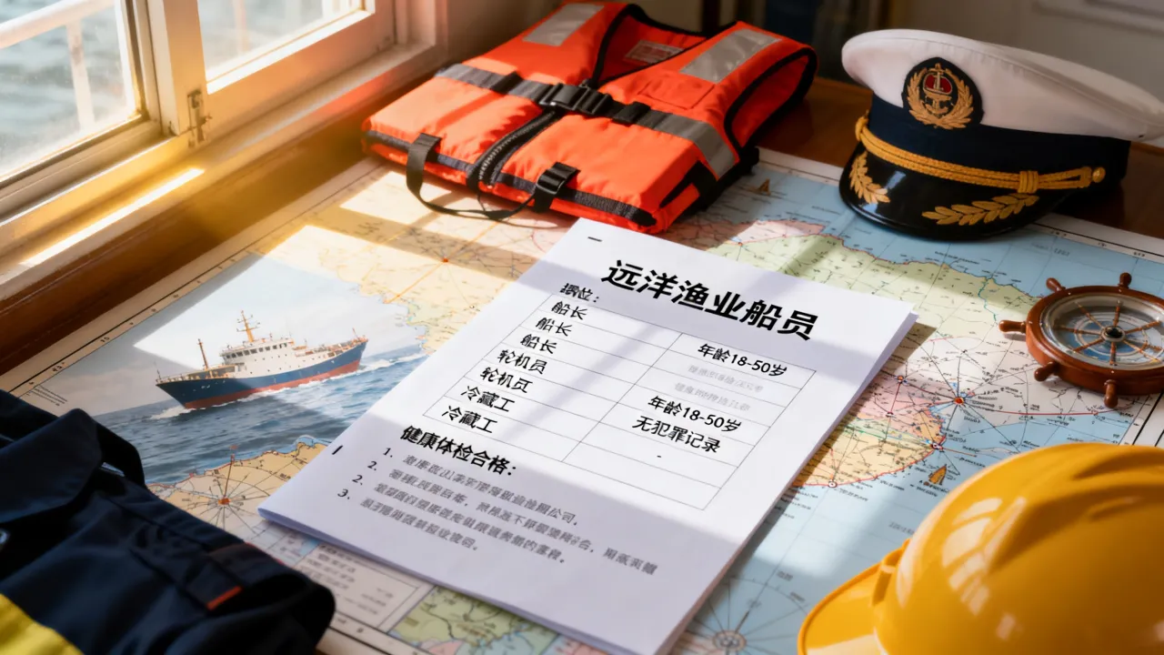 舟山远洋渔业公司招聘有哪些岗位，舟山远洋船员招聘条件要求？-图2