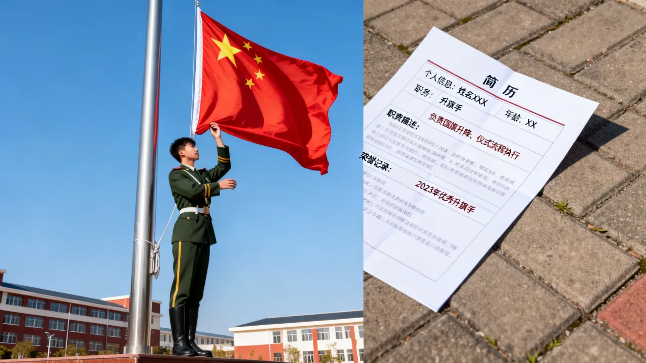升国旗简历怎么写，升国旗仪式升旗手简历怎么写？-图2