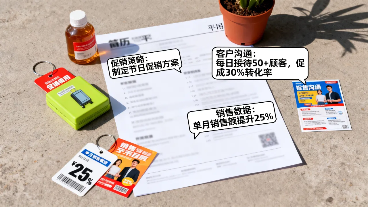 做过促销怎么写简历?简历促销经验描述技巧-图2 做过促销怎么写简历?简历促销经验描述技巧-图2