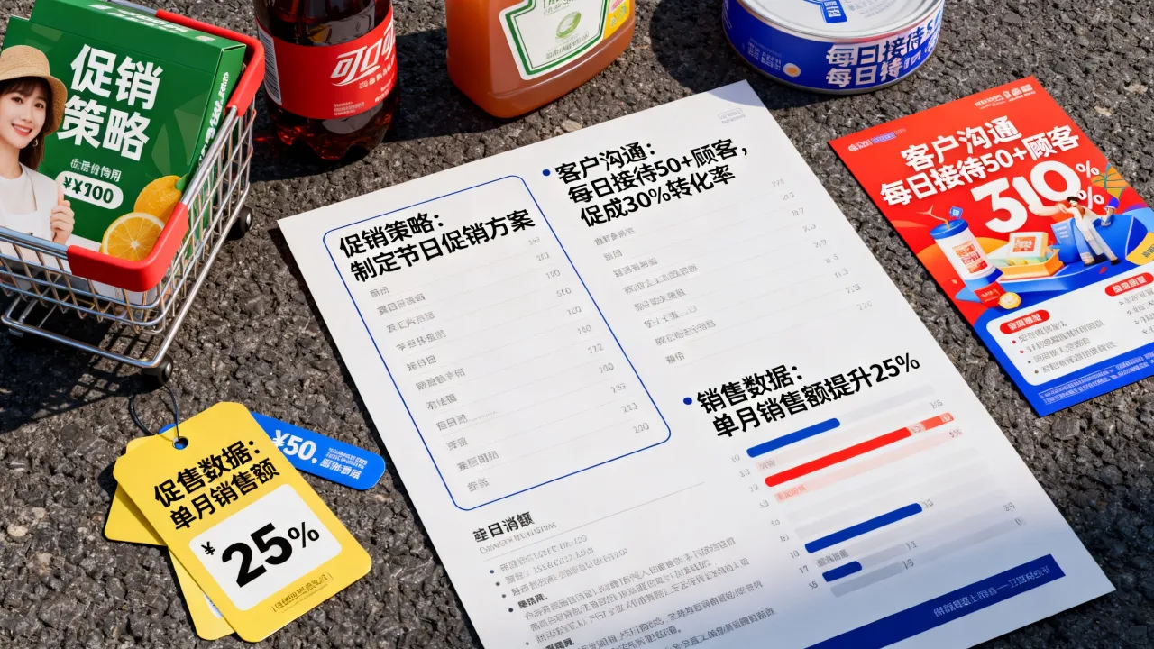 做过促销怎么写简历?简历促销经验描述技巧-图3 做过促销怎么写简历?简历促销经验描述技巧-图3