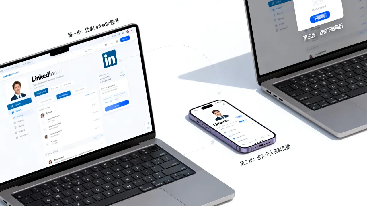 怎么下载LinkedIn自己简历,领英简历下载步骤是什么?-图2 怎么下载LinkedIn自己简历,领英简历下载步骤是什么?-图2
