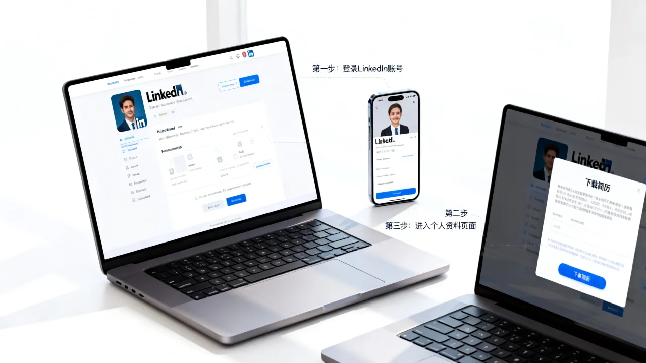 怎么下载LinkedIn自己简历,领英简历下载步骤是什么?-图3 怎么下载LinkedIn自己简历,领英简历下载步骤是什么?-图3