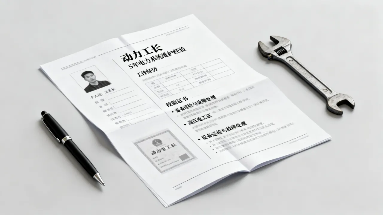 动力工长简历怎么写,求职面试必备要点有哪些?-图3 动力工长简历怎么写,求职面试必备要点有哪些?-图3