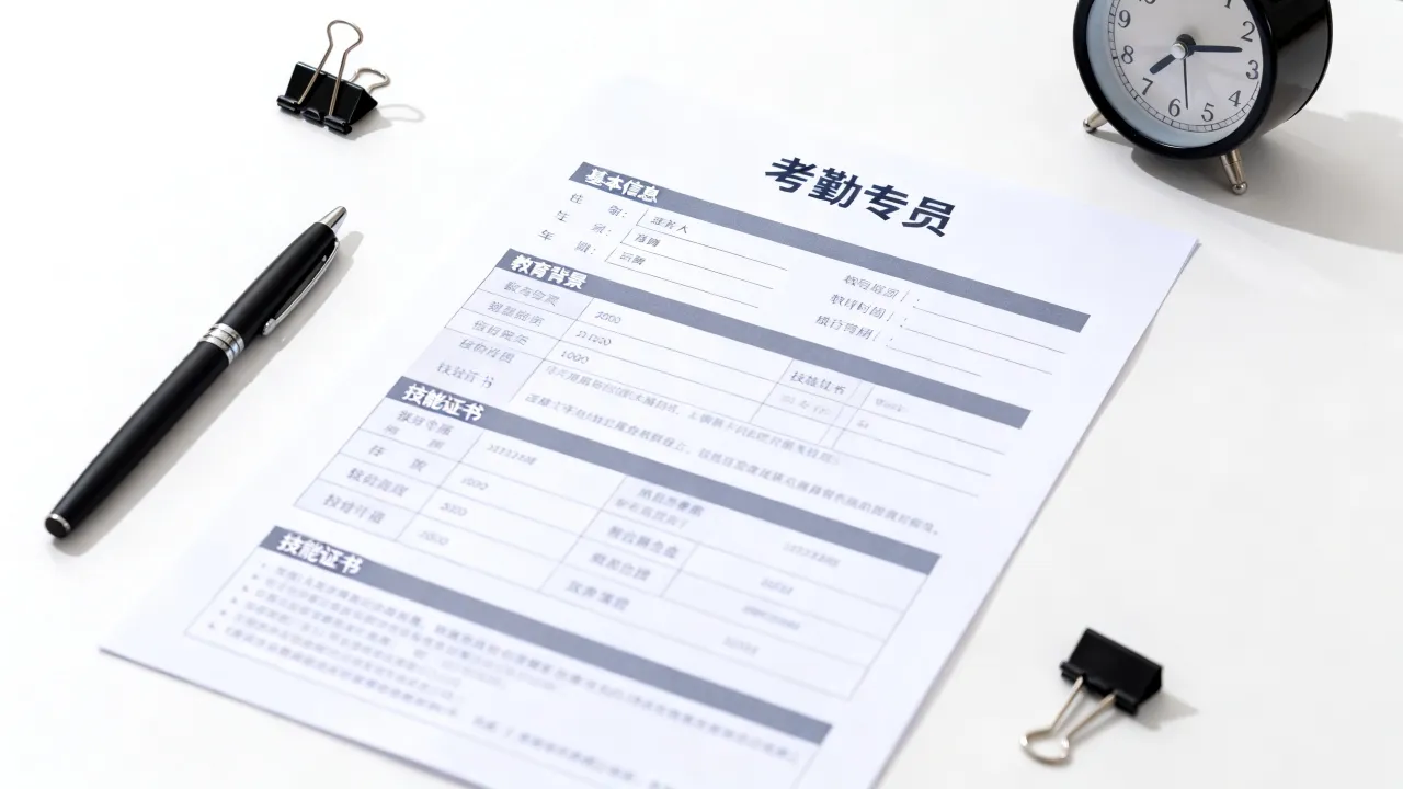 考勤专员简历怎么写，没有经验如何写好考勤专员简历？-图2