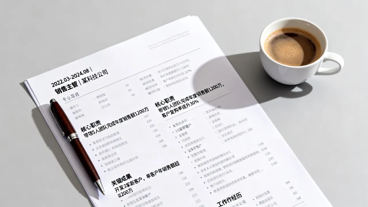 销售经历描述怎么写,销售简历工作经历怎么写才能打动HR?-图2 销售经历描述怎么写,销售简历工作经历怎么写才能打动HR?-图2