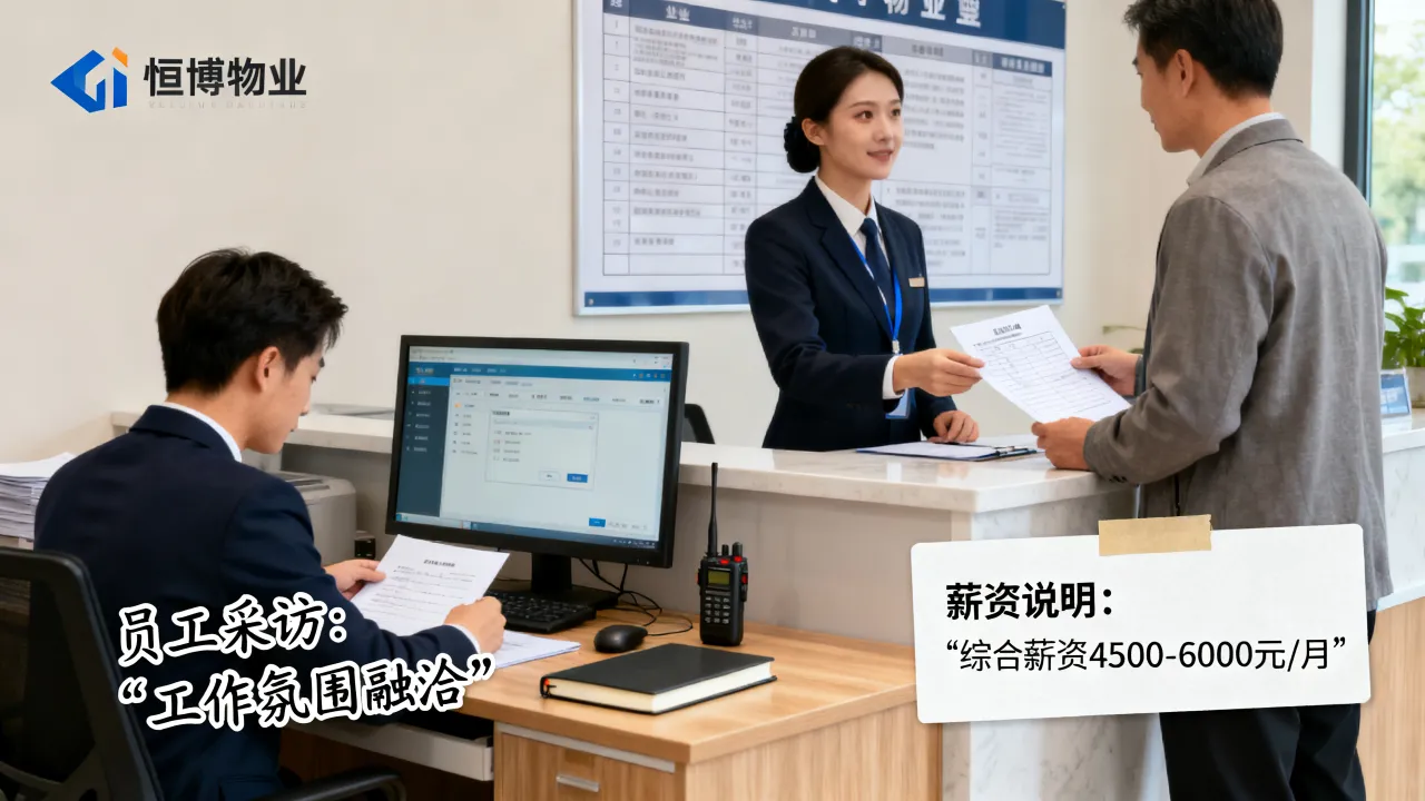 恒博物业上班怎么样，工资待遇好不好？