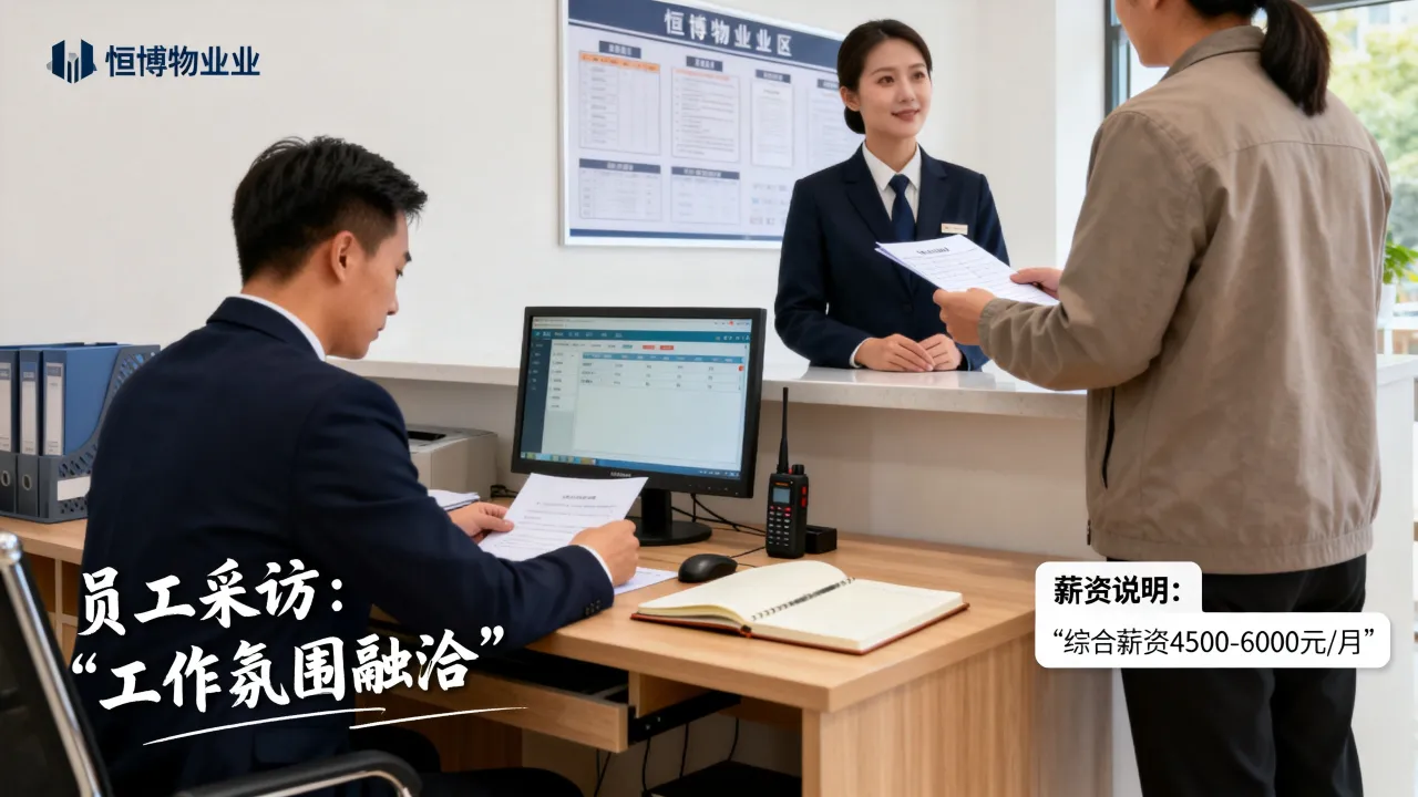 恒博物业上班怎么样，工资待遇好不好？-图2
