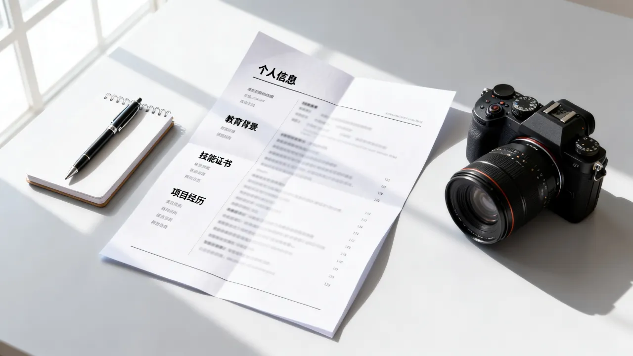 应聘摄影简历怎么写?没有作品集能行吗?-图3 应聘摄影简历怎么写?没有作品集能行吗?-图3