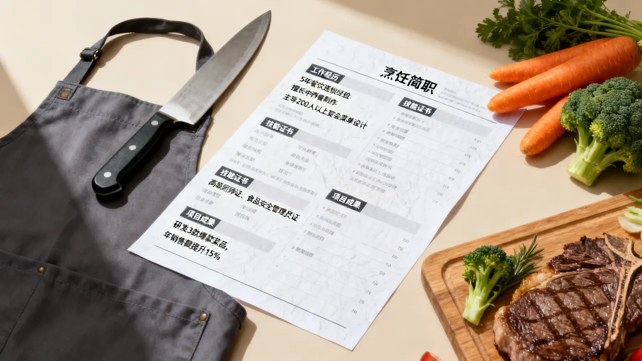 烹饪工作简历怎么写才能提高录用率,厨师转行求职简历怎么写-图3 烹饪工作简历怎么写才能提高录用率,厨师转行求职简历怎么写-图3