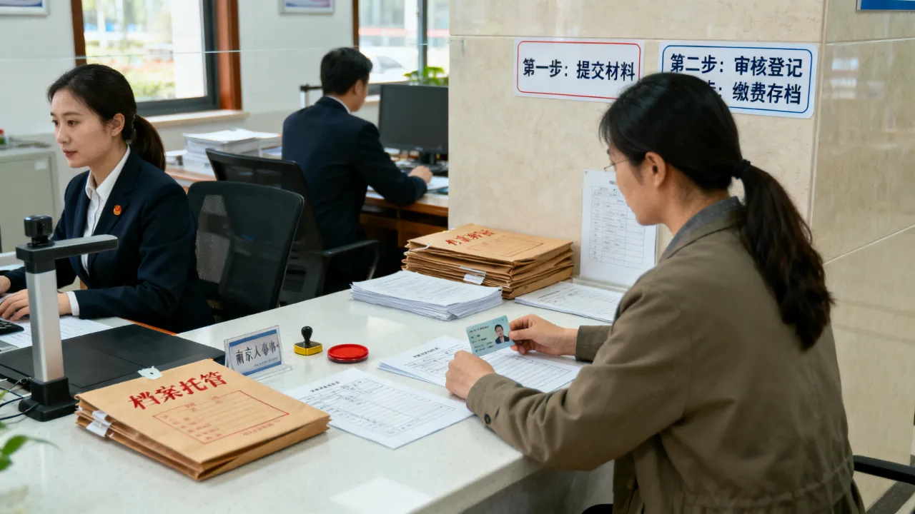 南京人事服务中心怎么办理档案托管?具体流程是什么-图2 南京人事服务中心怎么办理档案托管?具体流程是什么-图2