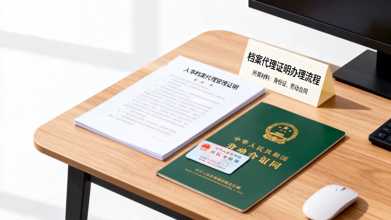人事档案代理管理证明怎么开?,档案代理证明在哪里办理
