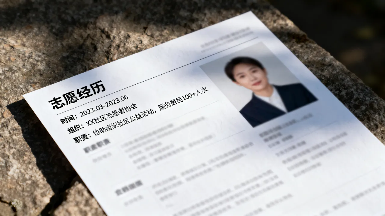 志愿经历怎么写在简历,简历志愿经历怎么写好?