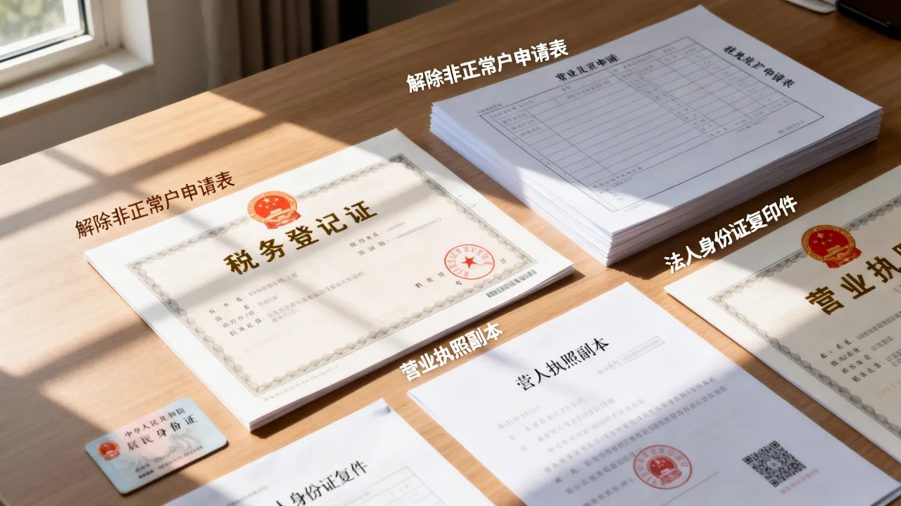 如何解除非正常户,非正常户解除需要什么材料?-图3 如何解除非正常户,非正常户解除需要什么材料?-图3