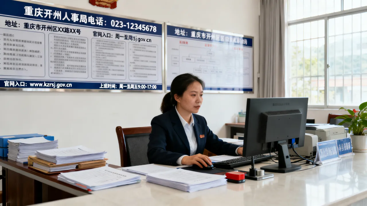 重庆开州人事局电话地址在哪,开州区人社局官网入口及上班时间?-图2 重庆开州人事局电话地址在哪,开州区人社局官网入口及上班时间?-图2