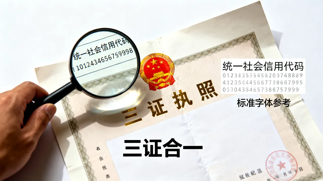 三证合一如何识别？统一社会信用代码怎么看真假，营业执照识别技巧-图3