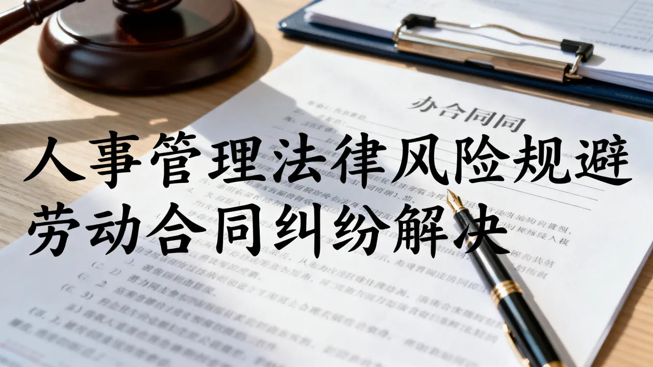 人事管理法律风险如何规避,劳动合同纠纷怎么解决