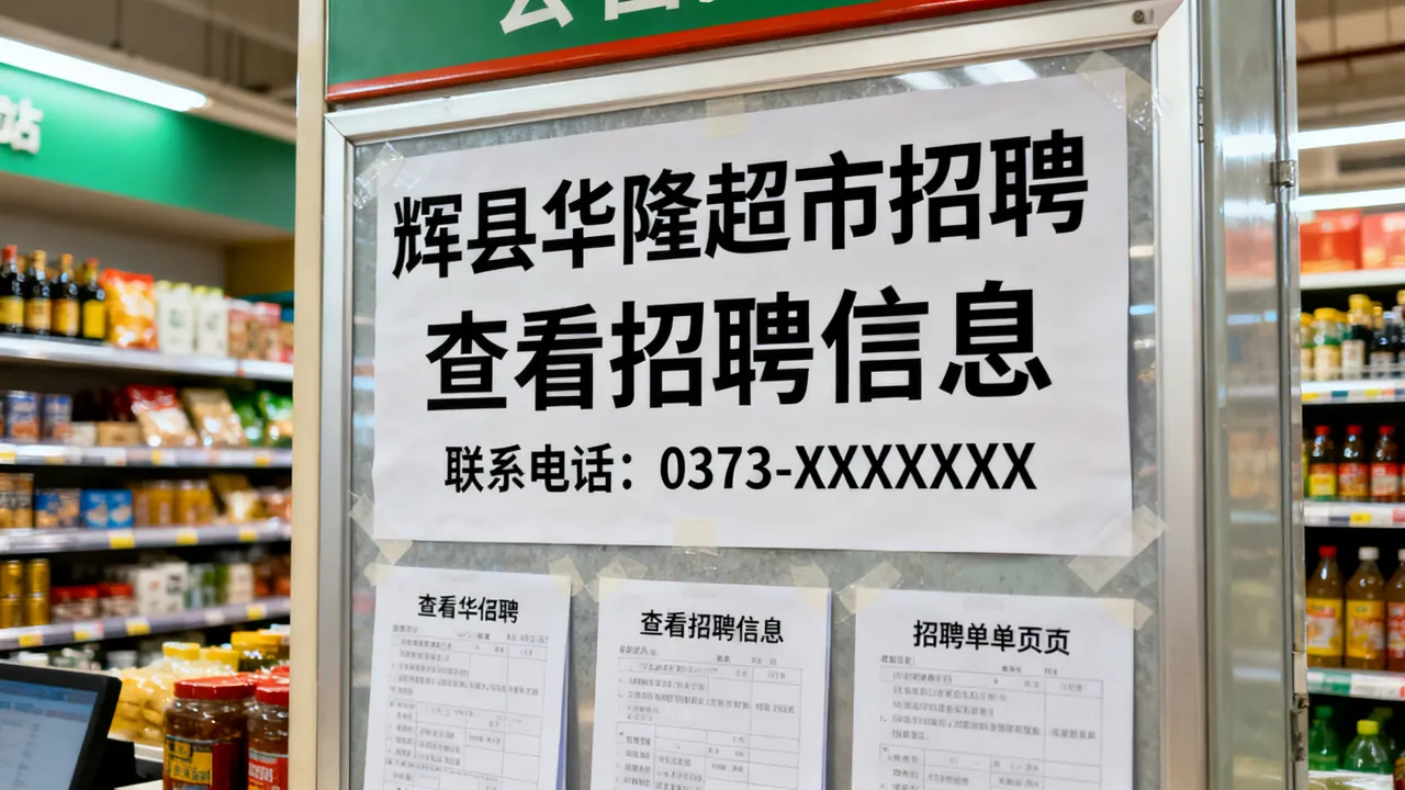 辉县华隆超市招聘信息在哪看？电话多少-图3