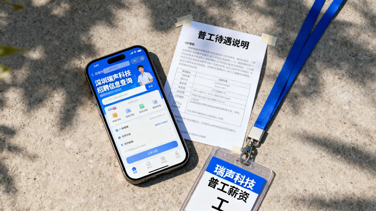 深圳瑞声科技招聘信息怎么查,瑞声科技普工待遇好不好?