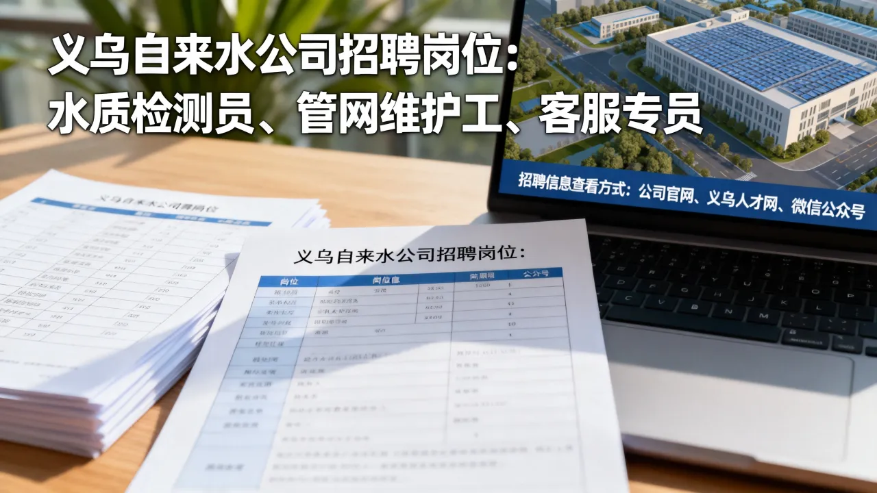 义乌自来水公司招聘有哪些岗位？，义乌自来水公司招聘信息在哪看？-图2