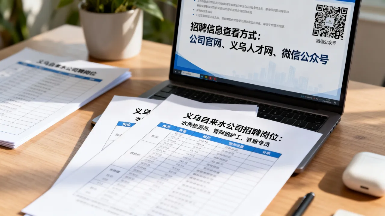 义乌自来水公司招聘有哪些岗位？，义乌自来水公司招聘信息在哪看？-图3