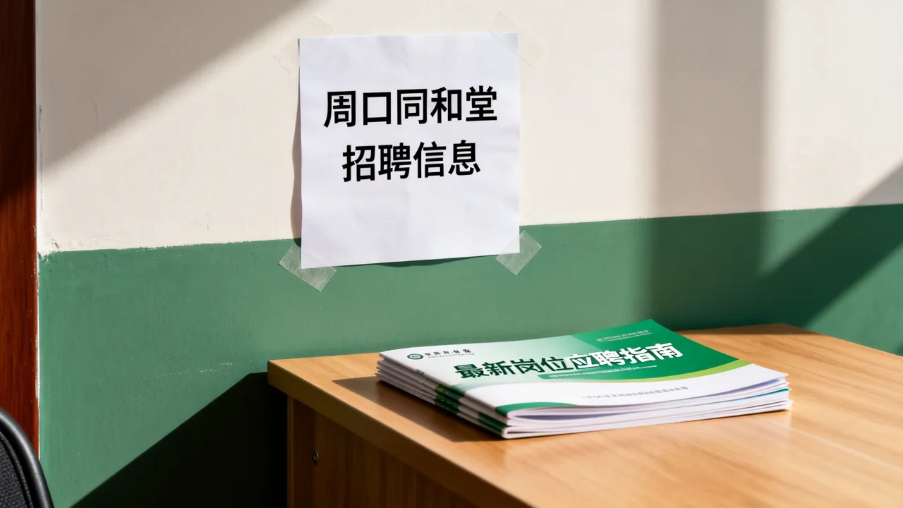 周口同和堂招聘信息在哪里看,最新岗位怎么应聘