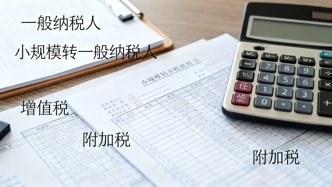 一般纳税人如何算税？小规模转一般纳税人后税负怎么计算，增值税附加税-图2