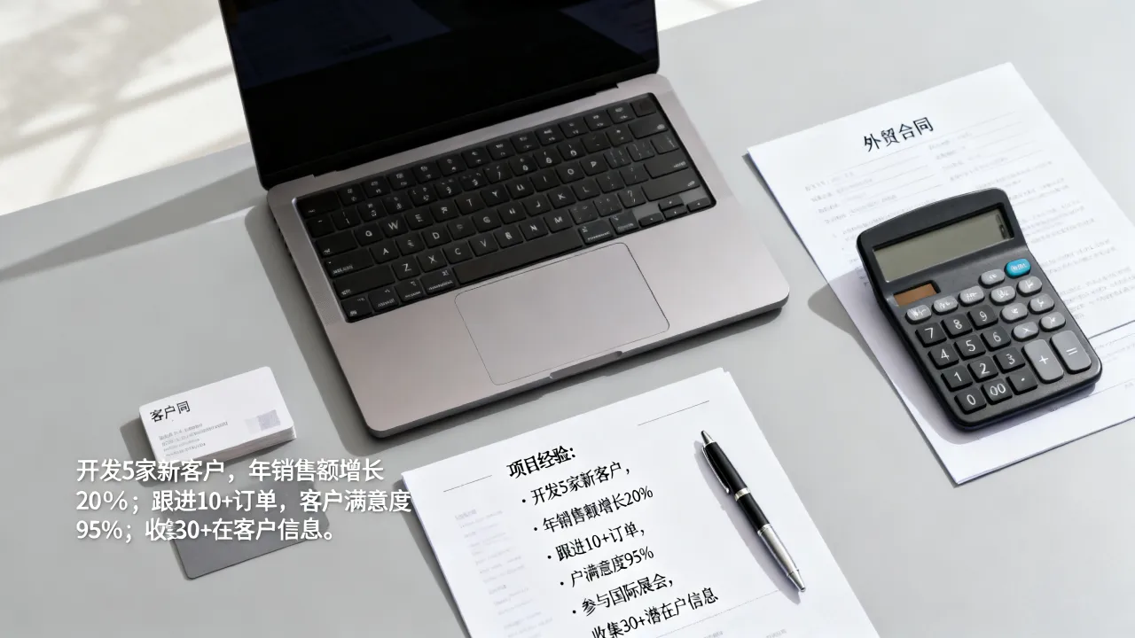 外贸操作怎么写简历？外贸业务员简历项目经验怎么写-图2