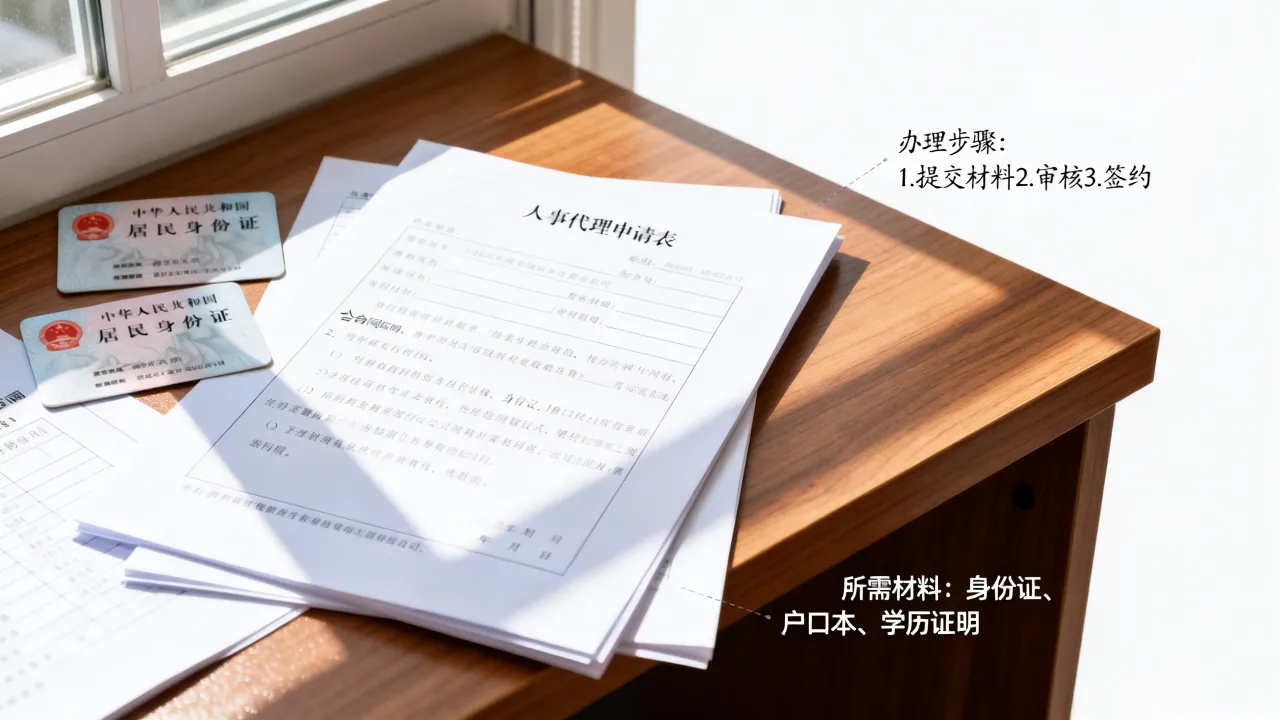 社保局人事代理如何办理,需要什么手续和材料