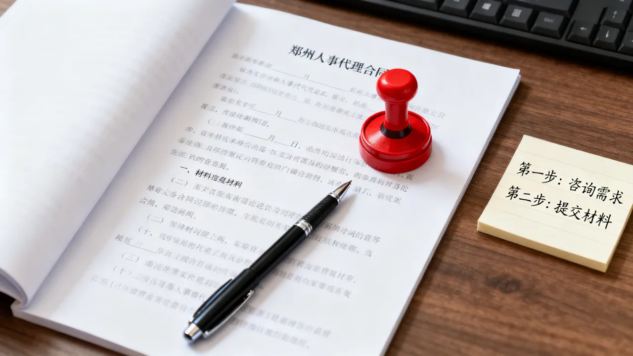 郑州人事代理合同怎么签?郑州人事代理合同办理流程是什么?
