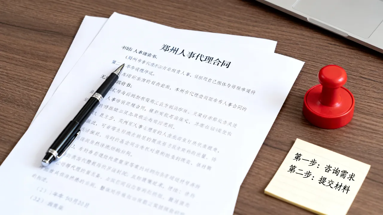 郑州人事代理合同怎么签？郑州人事代理合同办理流程是什么？-图3