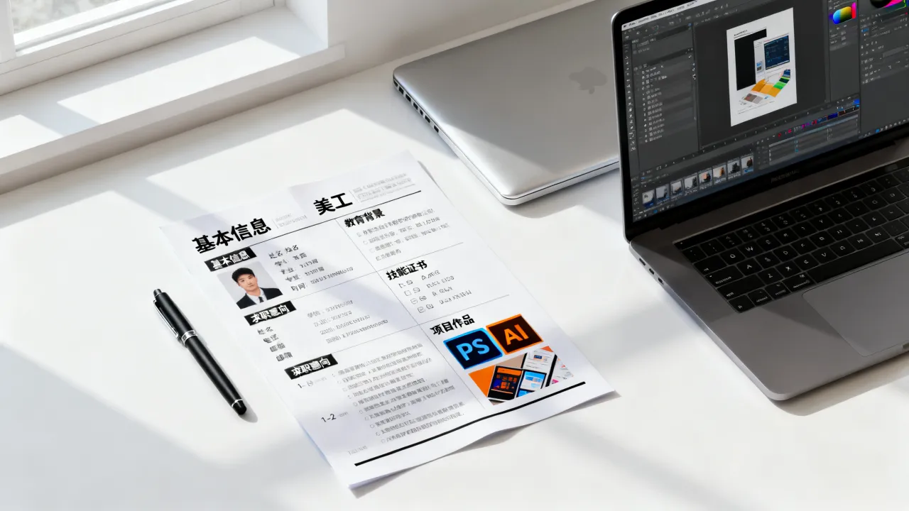 美工面试怎么写简历？没有工作经验能过吗-图2