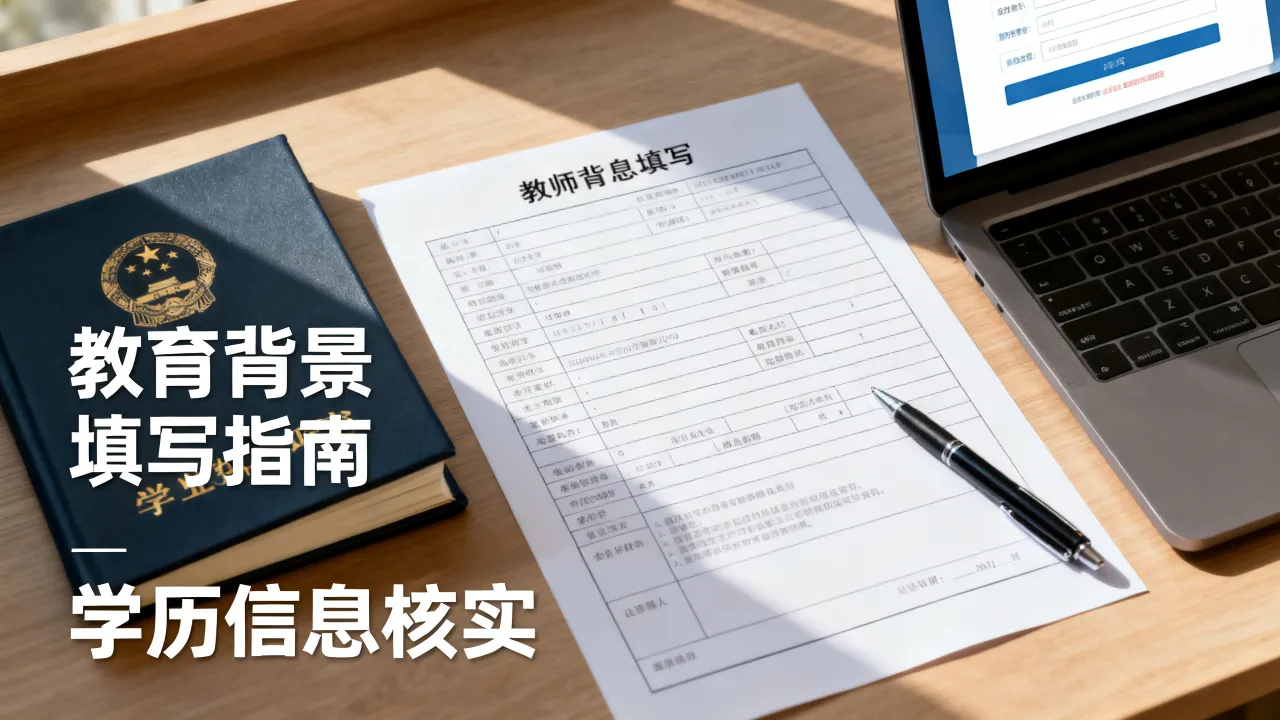 教师教育背景怎么填，学历信息写错影响大吗