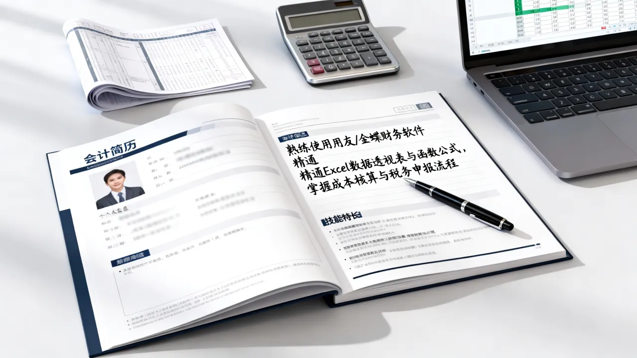 会计特长怎么写简历?简历中会计技能特长描述方法有哪些?-图2 会计特长怎么写简历?简历中会计技能特长描述方法有哪些?-图2