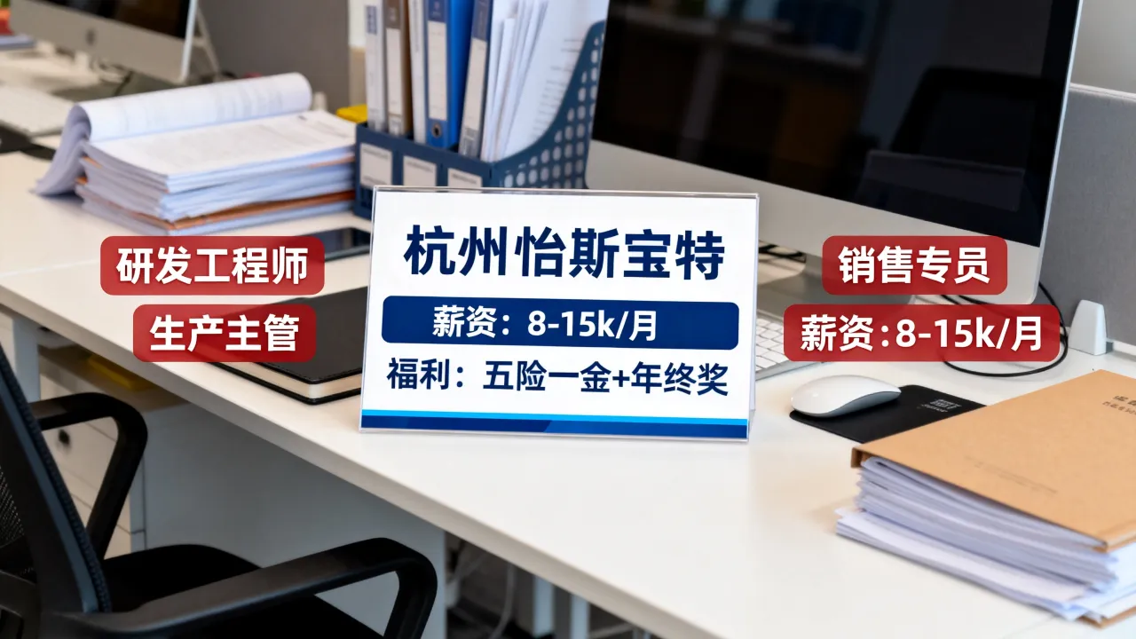 杭州怡斯宝特招聘有哪些岗位,薪资待遇怎么样?