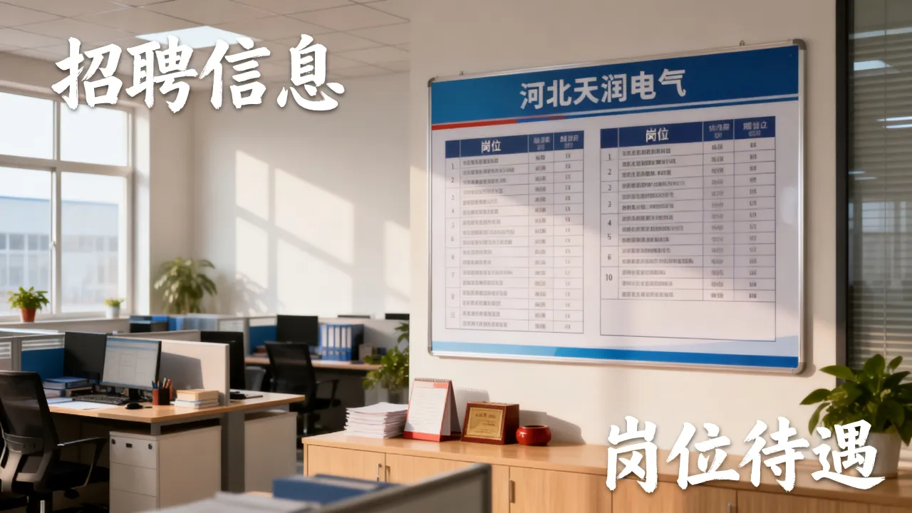 河北天润电气招聘信息最新吗,河北天润电气招聘岗位待遇怎么样?-图1 河北天润电气招聘信息最新吗,河北天润电气招聘岗位待遇怎么样?-图1