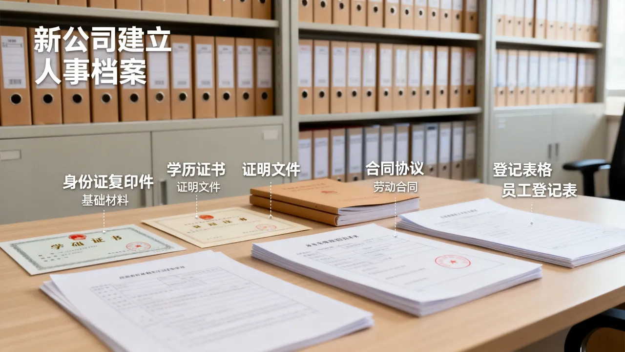 怎样建立人事档案?新公司如何建立人事档案需要哪些材料?-图2 怎样建立人事档案?新公司如何建立人事档案需要哪些材料?-图2