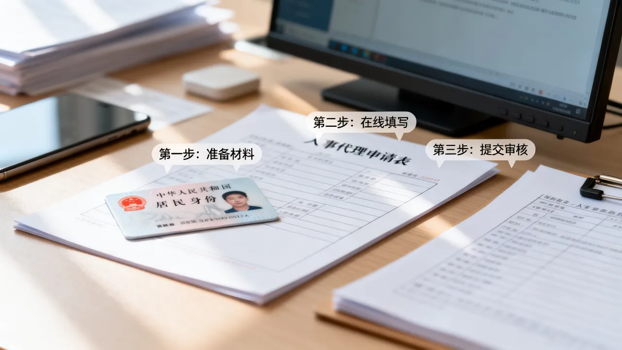 中山市人事代理怎么办理?个人如何申请流程