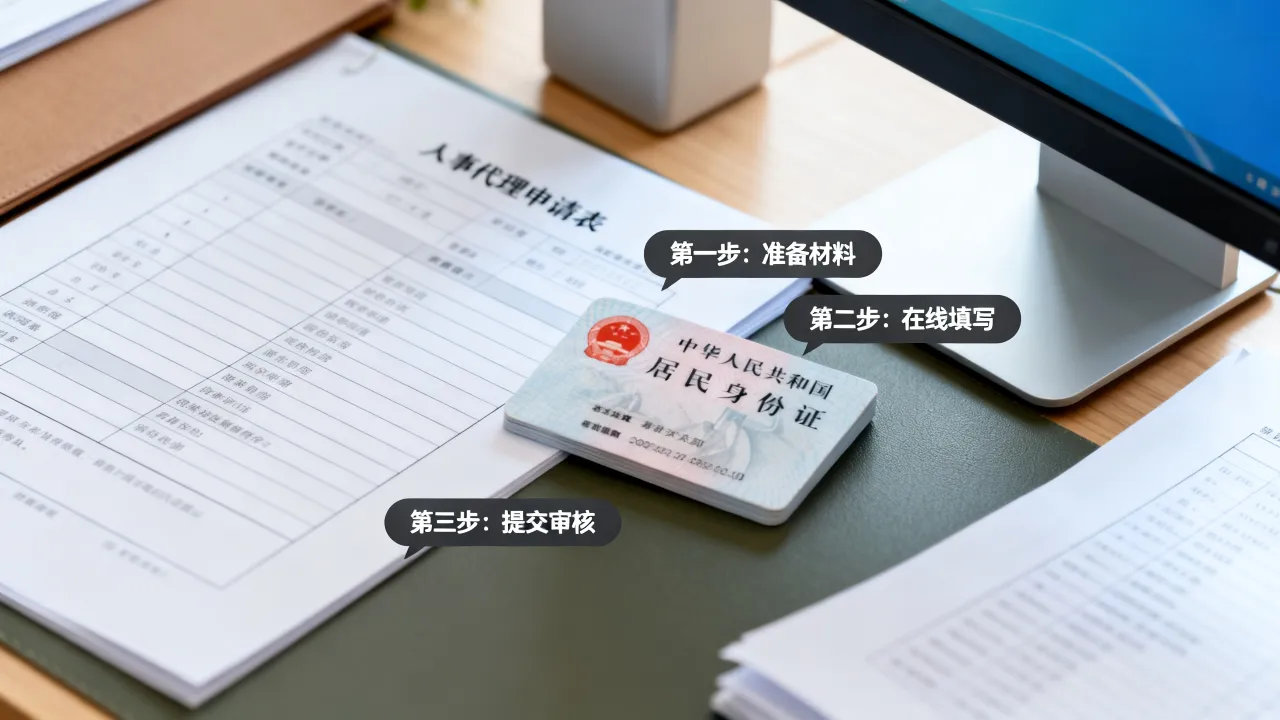 中山市人事代理怎么办理？个人如何申请流程-图2