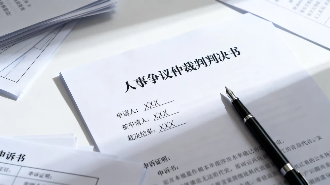 人事争议仲裁裁决书怎么写?不服裁决如何起诉