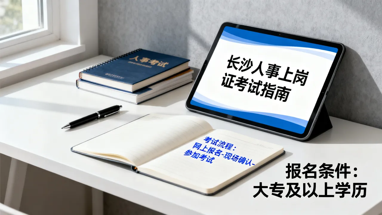 长沙人事上岗证怎么考,考取需要什么条件?