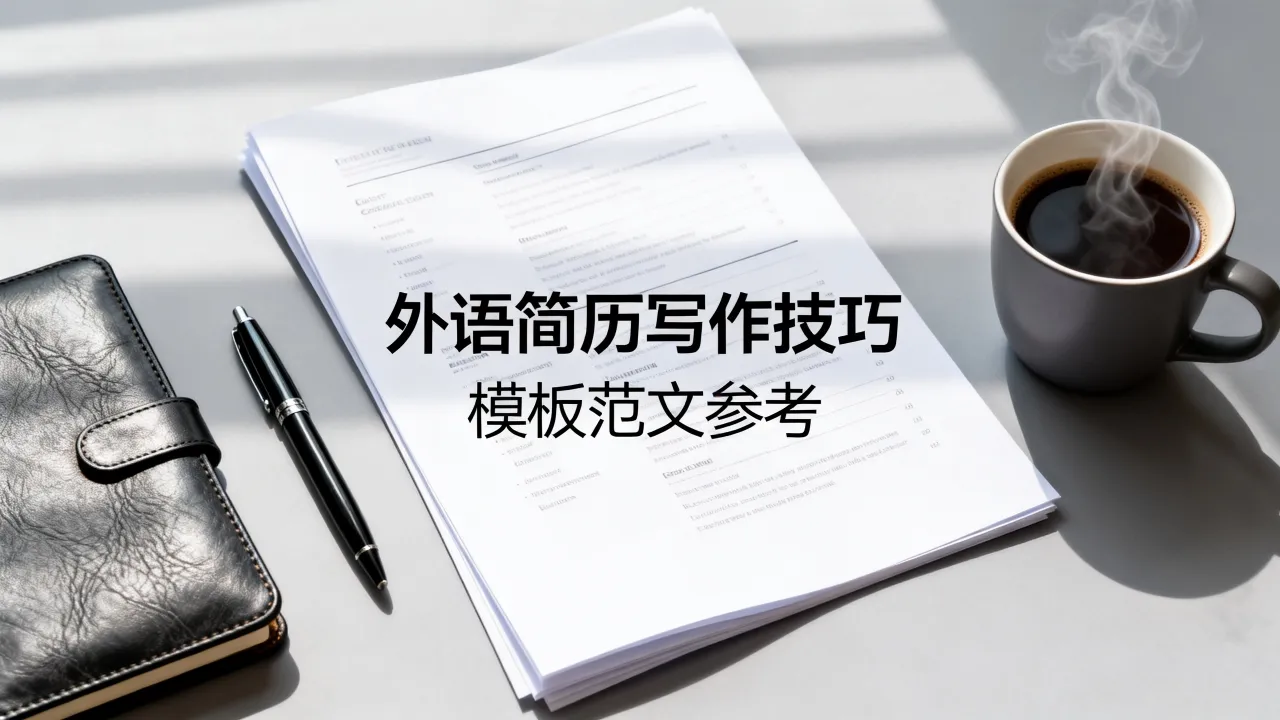 个人外语简历怎么写,外语简历模板范文及写作技巧有哪些?-图1 个人外语简历怎么写,外语简历模板范文及写作技巧有哪些?-图1