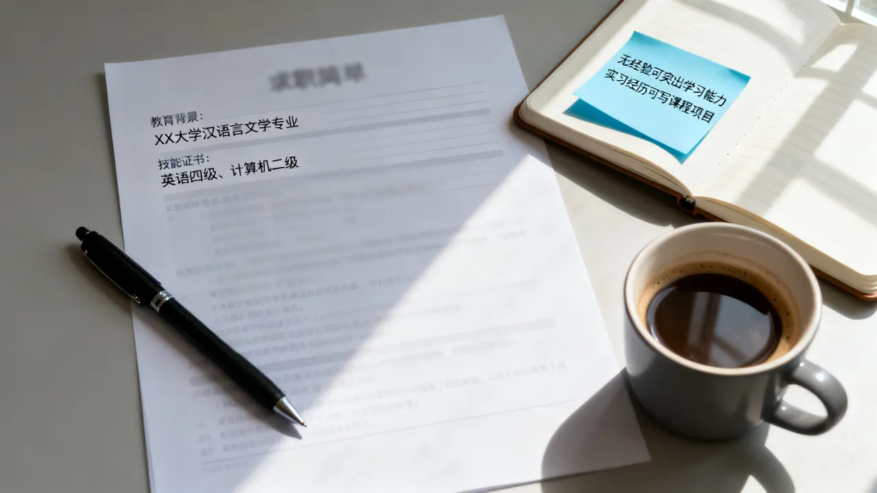 在求职简历怎么写,没有工作经验怎么填写才能被录用-图3 在求职简历怎么写,没有工作经验怎么填写才能被录用-图3