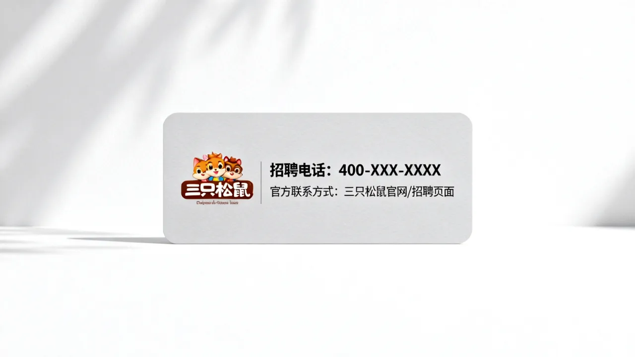 芜湖三只松鼠招聘电话是多少,最新官方联系方式在哪找?