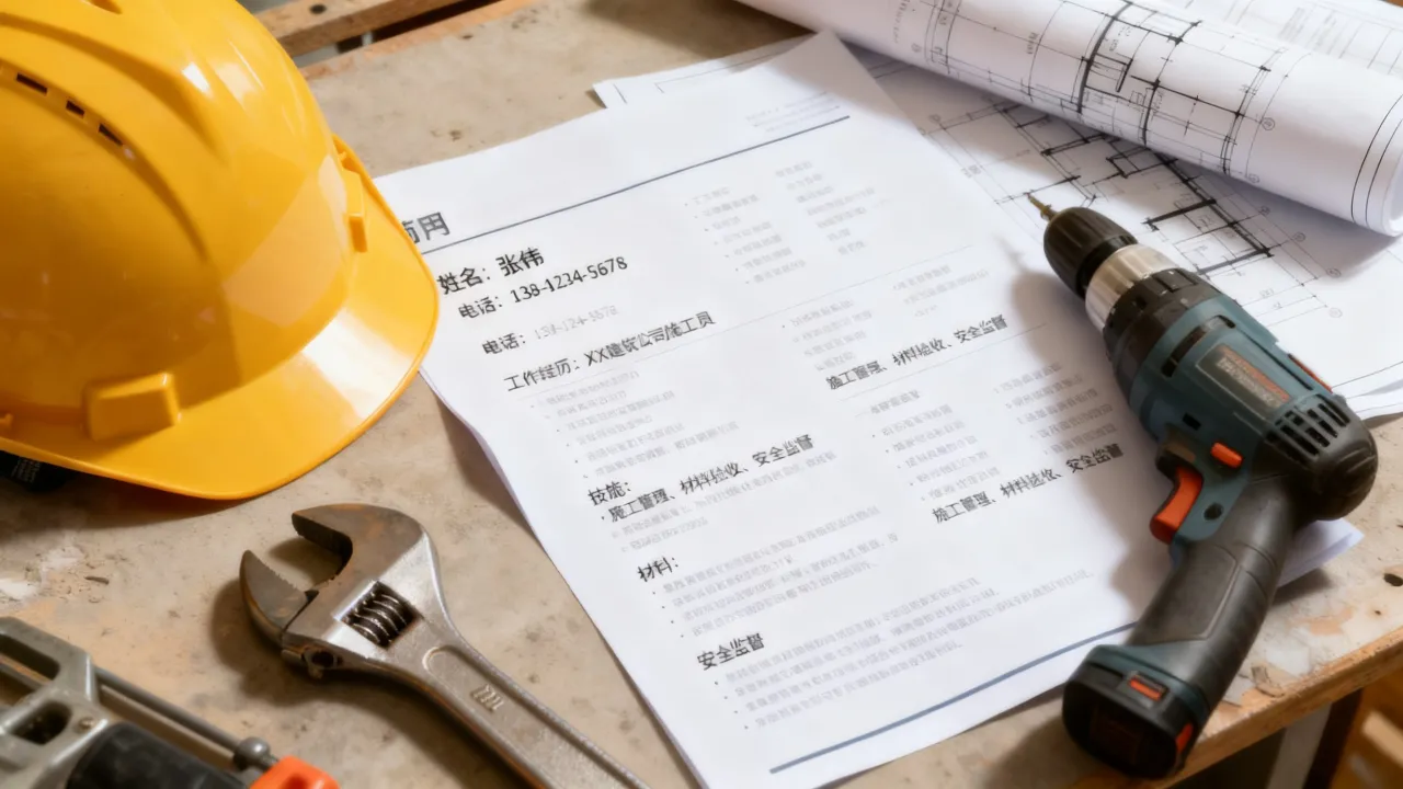 干建筑怎么写简历,建筑工地简历怎么写才能被录用-图2 干建筑怎么写简历,建筑工地简历怎么写才能被录用-图2