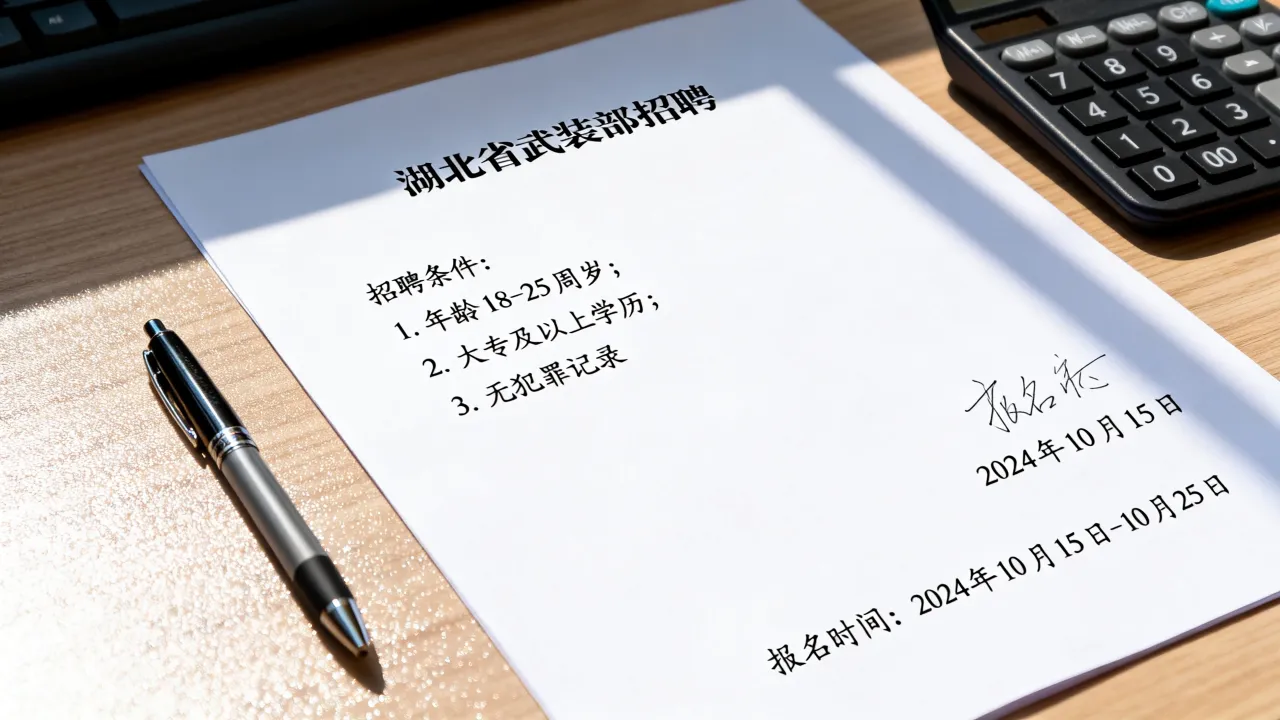 湖北省武装部招聘条件是什么，湖北武装部招聘报名时间是什么？-图2