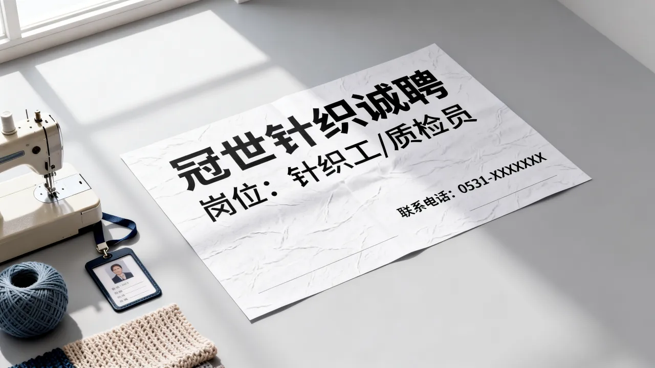 章丘冠世针织招聘网招工吗?章丘招聘网最新招聘信息有哪些?